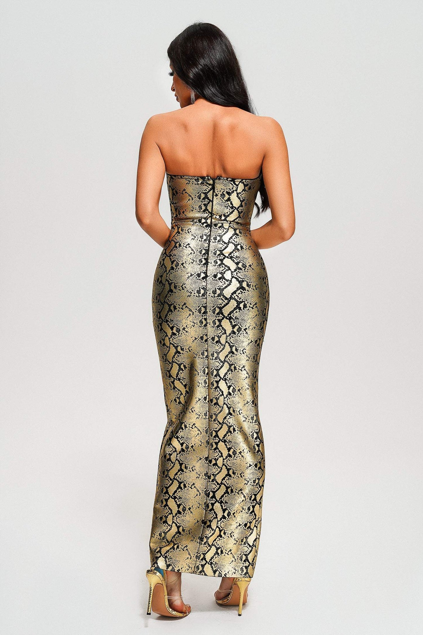 Leila Snake Skin Bodycon Dress